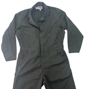 Dickies Dark Green Coveralls Vintage 1970s